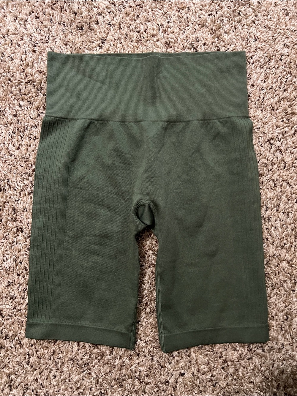 Primark Workout | Olive Green Seamless Bike Shorts